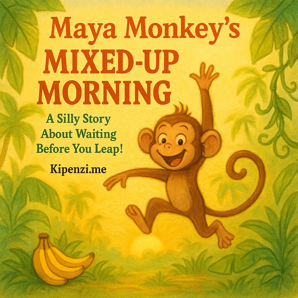 Maya Monkey’s Mixed-Up Morning - A Silly Story About Waiting Before You Leap!